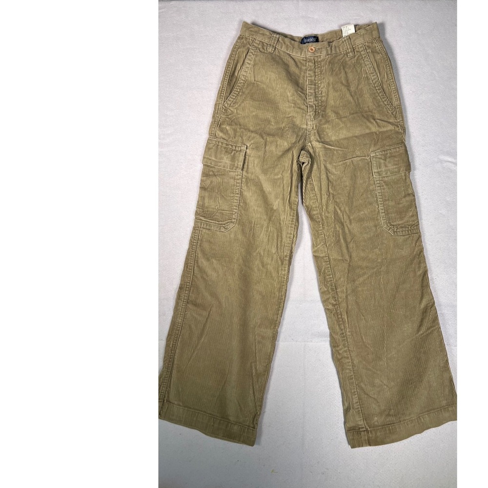 Jeanswest Corduroy Cargo Pants Mens 29B Tan Khaki Excellent